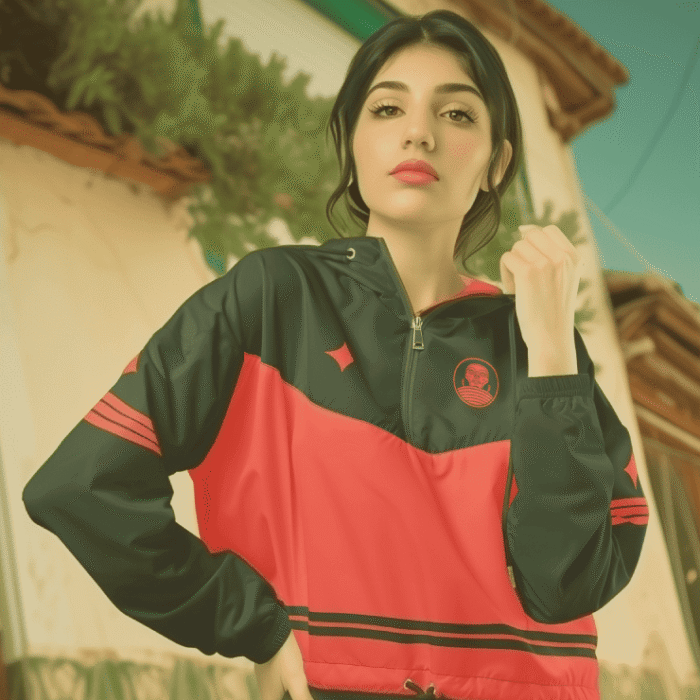 Nakamoto_1 Cropped Windbreaker