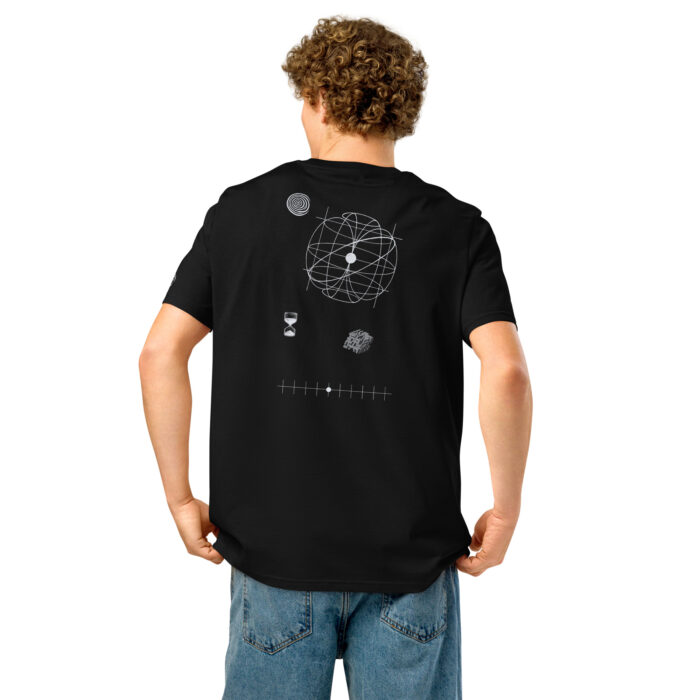 Unisex organic ribbed neck t-shirt - Image 3