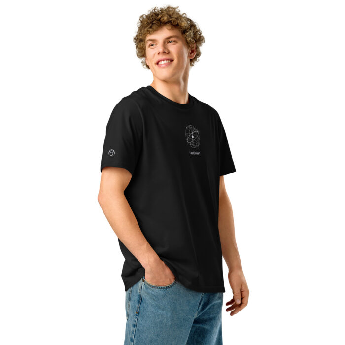 Unisex organic ribbed neck t-shirt