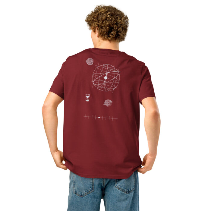 Unisex organic ribbed neck t-shirt - Image 12