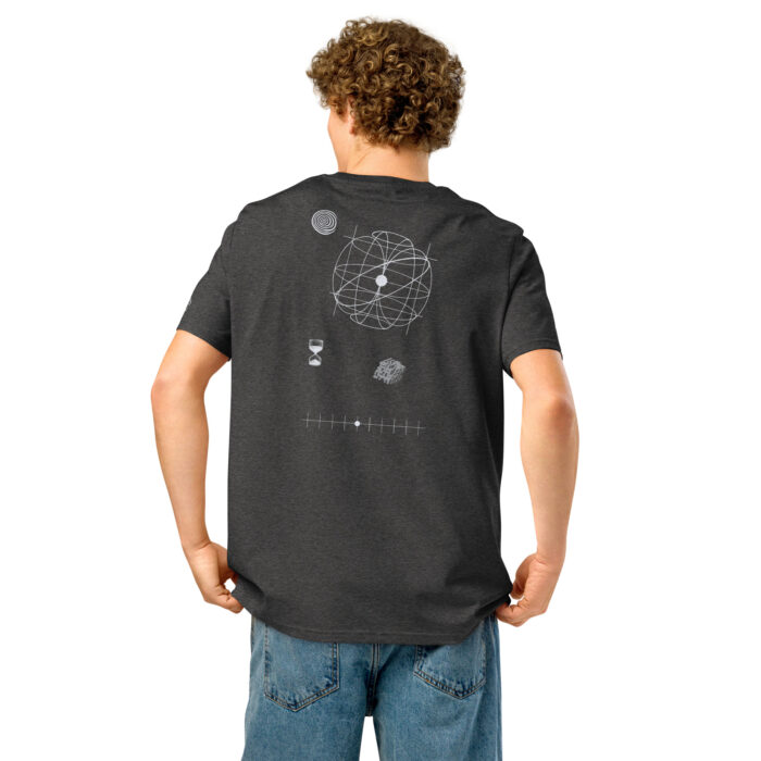 Unisex organic ribbed neck t-shirt - Image 9