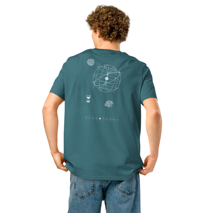 Unisex organic ribbed neck t-shirt - Image 21